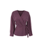 KRUVAZE MODEL TENCEL BLUZ BORDO