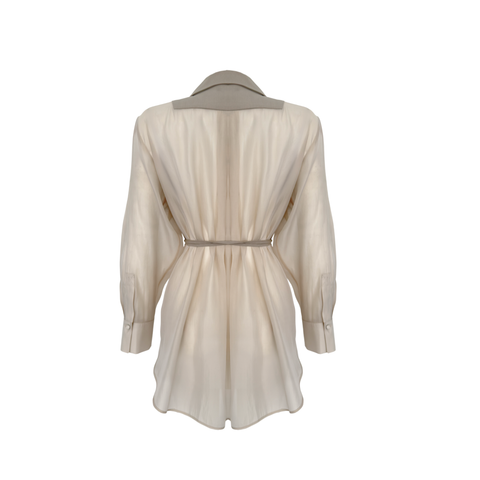 KUMAŞ MİX TASARIM CEKET BEJ