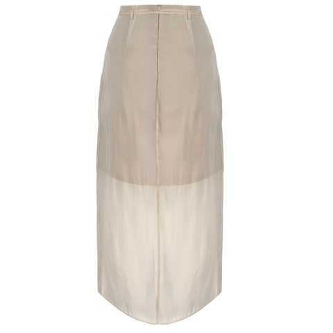 KUMAŞ MİX TASARIM ETEK BEJ