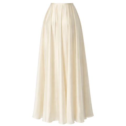 PARÇALI MAKSİ BOY ETEK EKRU