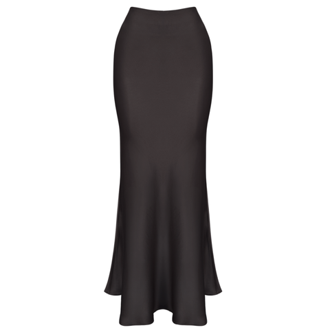 %100 RAYON SATEN IŞILTILI TAKIM KOYU KAHVE