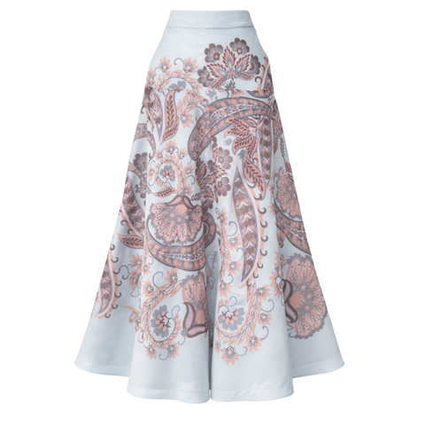 ŞAL DESEN TAŞ DÜĞME DETAY TAKIM MAVİ