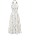 SIRT DETAY FLORAL DESEN ELBİSE
