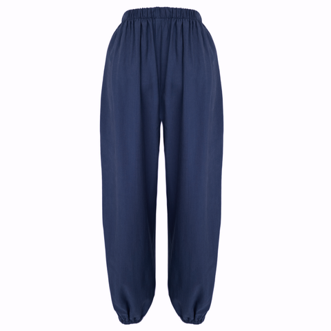 BELİ BAĞLAMA DETAY TENCEL TAKIM LACİVERT