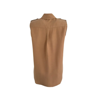 GABBY % 100 TENCEL GÖMLEK CAMEL